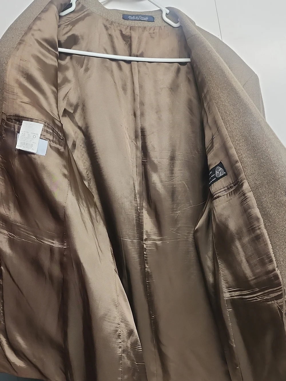 Baldwin & Clarke Pure New Wool Vintage Classic Lined Olive/Tan Blazer Jacket